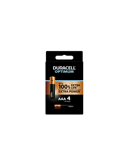 Duracell optimum aaa b4 4pz