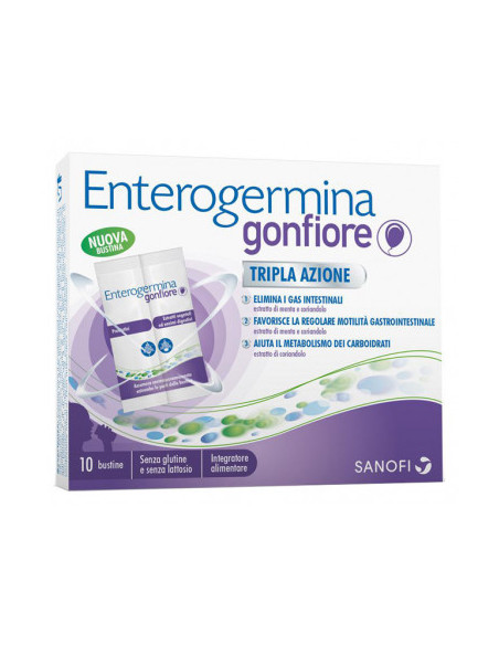 Enterogermina gonfiore 10 piu 10bu