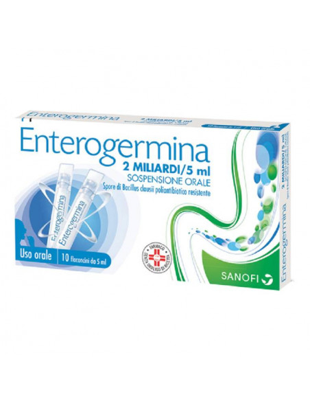 Enterogermina os 10fl 2mld/5ml