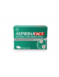 ASPIRINAACT DOL INF*12CPR 1G