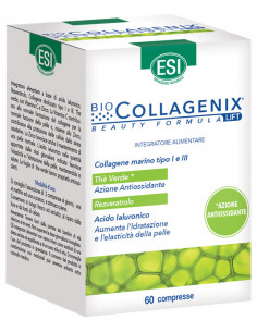 Esi Biocollagenix collagene marino, thè verde e resveratrolo ad azione antiossidante 60 compresse