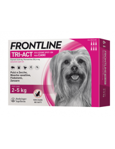 Frontline tri-act 6pip 2-5kg