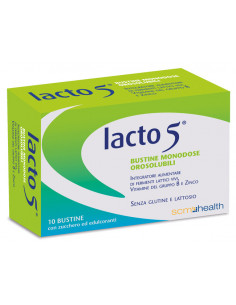 Lacto 5 10 bustine oros s/glut