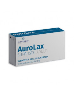 Aurolax supposte 2500mg 18supp