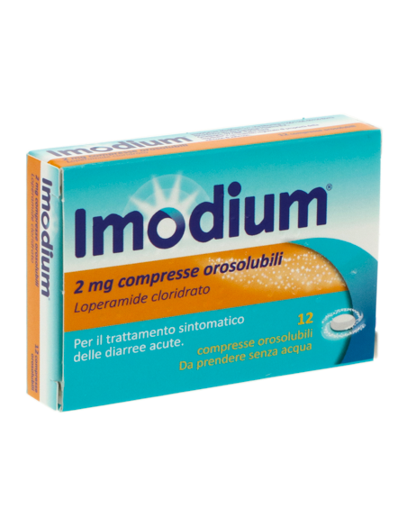 Imodium 12 compresse orosol 2mg