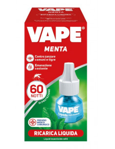 Vape menta ricarica liq 480h