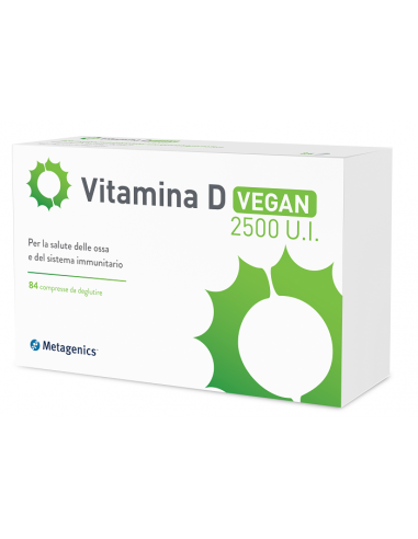 Vitamina d 2500 ui 84 compresse vegan