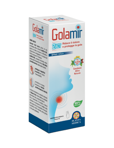 Golamir 2Act spray gola per ridurre il dolore e proteggere la gola 30ml