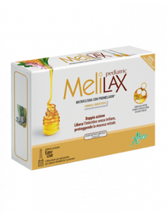 Melilax pediatric con Promelaxin per liberare l'intestino senza irritare 6 microclismi