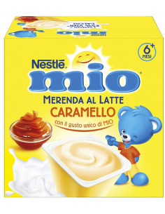 Mio merenda caramel 4x100g