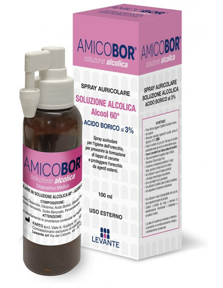 Amicobor sol alcolica 100ml