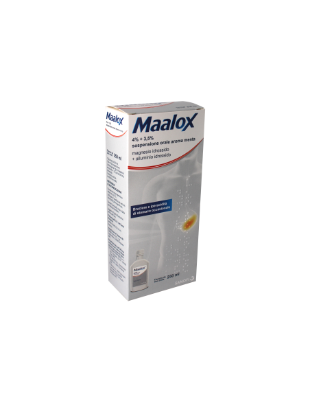 Maalox os sosp 250ml 4%+3,5%