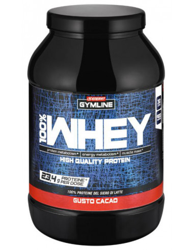 Gymline 100% whey c cacao 900g