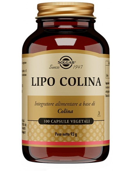 Lipo colina 100 capsule vegetali