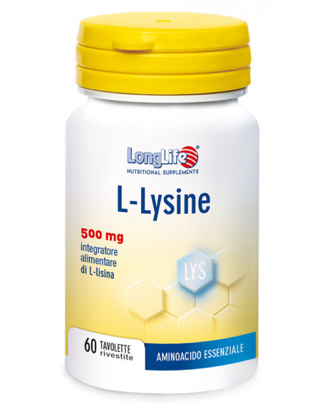 Longlife l-lysine 500mg 60tav