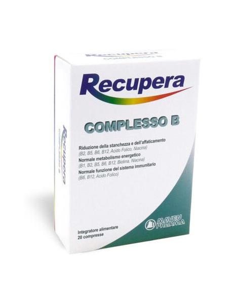 Recupera complesso b 20 compresse