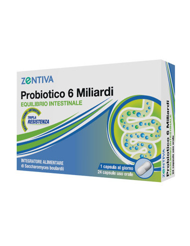 Zentiva probiotico 6mld 24 capsule