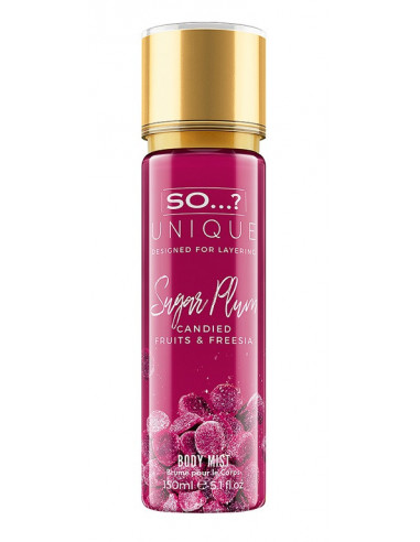 So Unique sugar plum body mist frutti di bosco e fresia 150ml