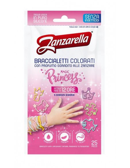 Zanzarella bracc princess 25pz