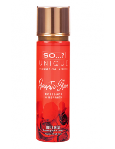 So Unique romantic bloom body mist pera, ribes nero e prugna 150ml