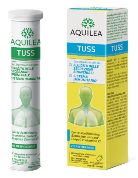 Aquilea tuss 15 compresse efferv 90g