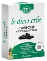 Esi Le Dieci Erbe Carbone vegetale attivo per eliminare i gas intestinali 30 capsule