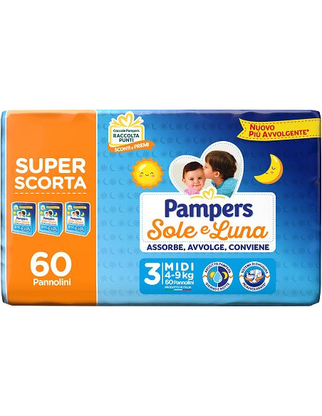 Pampers sl trio mi 60pz