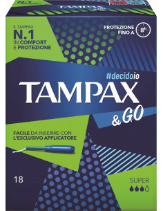 Tampax &go super 18pz