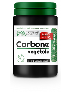 Sanavita carbone vegetale60 compresse