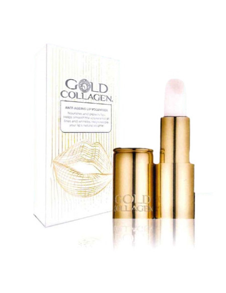 Gold collagen anti ageing lip