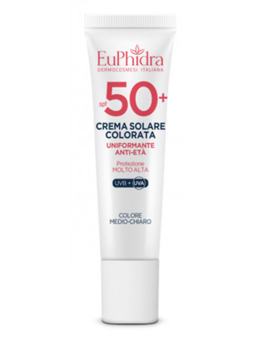 Euphidra Kaleido Uv System crema viso colorata medio-chiara SPF 50+ 30ml