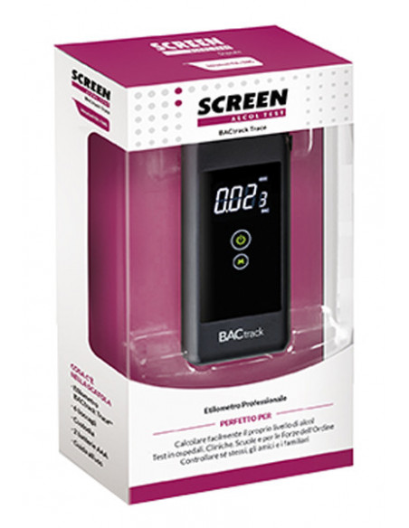 Screen alcol test digital