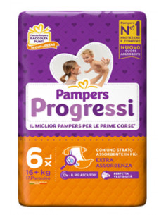 Pampers prog xl 17pz