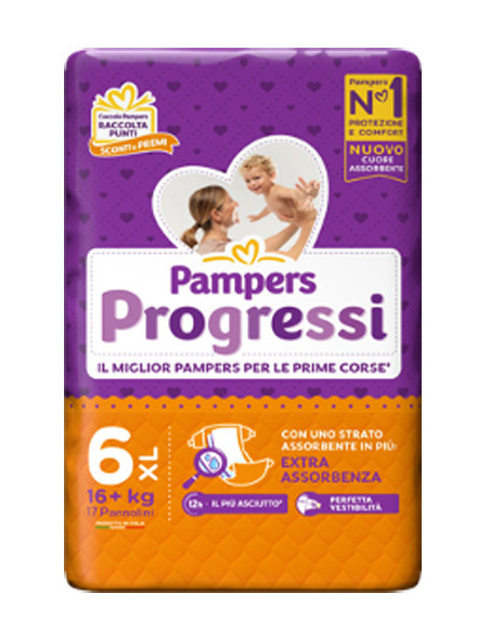 Pampers prog xl 17pz