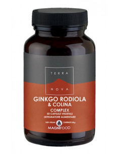 Ginkgo rodiola colina 50 capsule ve