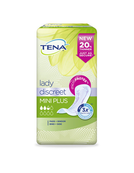 Tena discreet mini plus 16pz