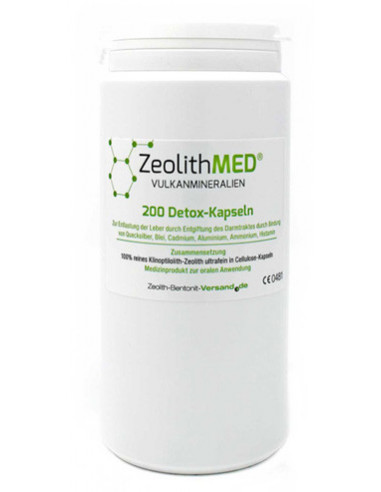 Zeolite med detox 200 capsule