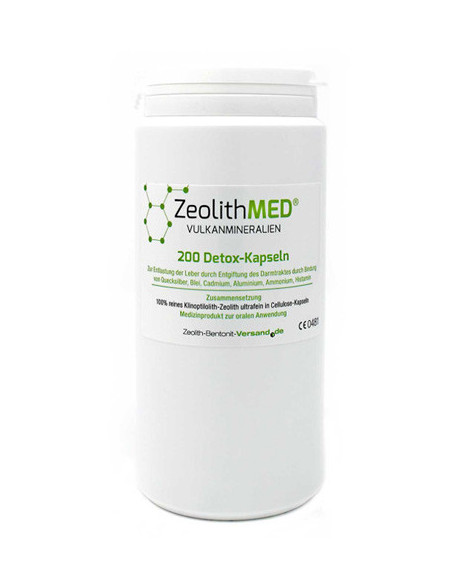 Zeolite med detox 200 capsule