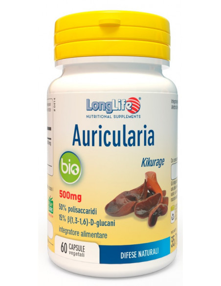 Longlife auricularia bio 60 capsule