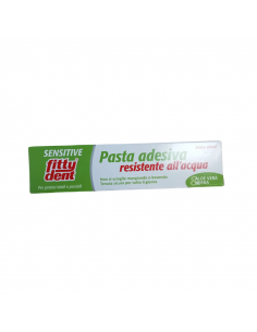 Fittydent Sensitive per gengive sensibili, cicatrizzante e antimicotica per protesi dentali 40g