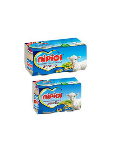 Nipiol omog agnello 80g 2pz