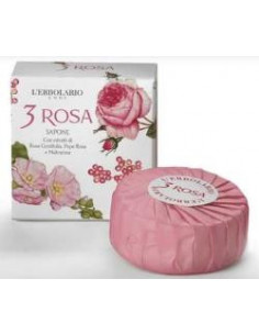 3 rosa sapone 100g