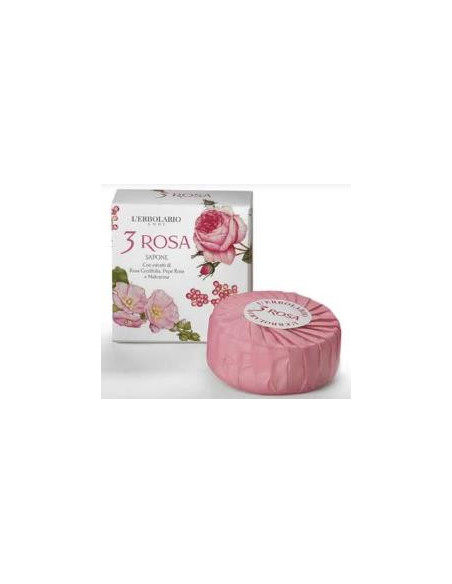 3 rosa sapone 100g