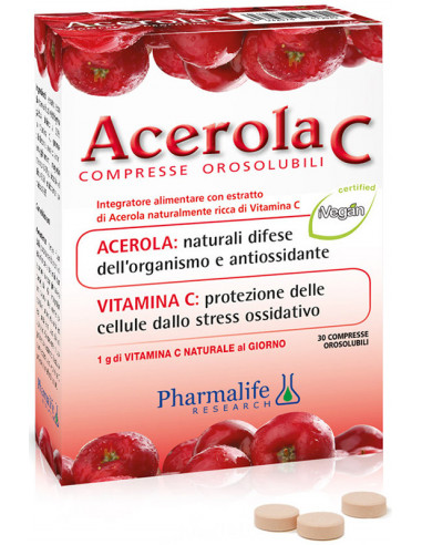 Acerola c 30 compresse orosolubili