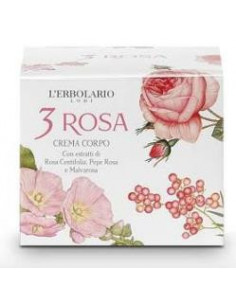 3 rosa crema corpo 200ml