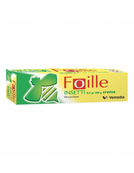 Foille Insetti crema per punture d'insetti, pruriti, eritemi ed eczemi 15g 0,5%