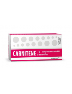 Carnitene per mancanza di L-carnitina 10 compresse masticabili 1g