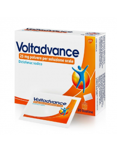 Voltadvance Diclofenac antinfiammatorio 20 bustine 25mg