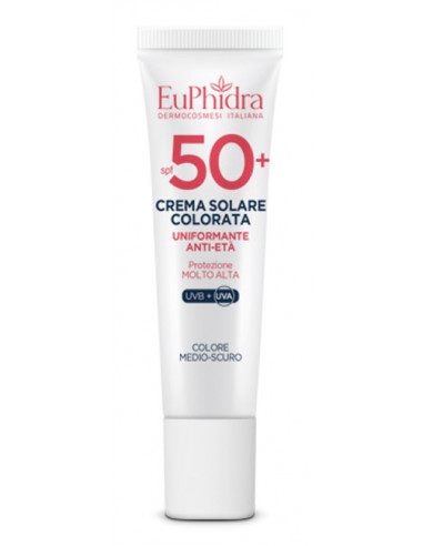 Euphidra Kaleido Uv System crema viso colorata medio-scura SPF 50+ 30ml