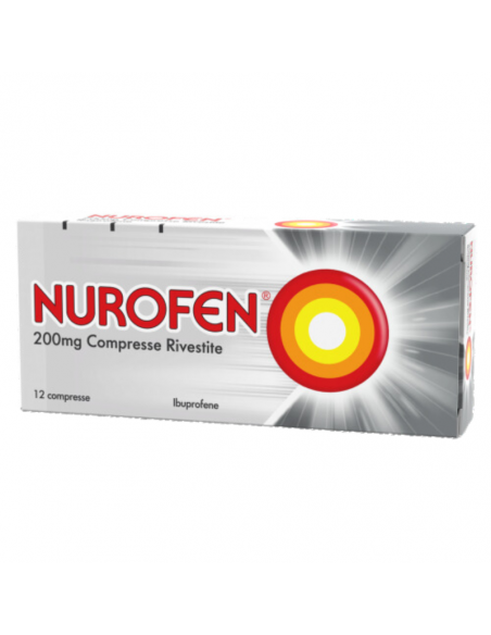 Nurofen ibuprofene dolori lievi 12+ anni 12 cpr rivestite 200mg